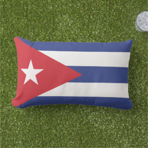 Cuba Flag Lumbar Pillow