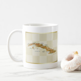 Cuba Flag + Map Mug