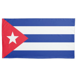 Cuba flag pillowcase