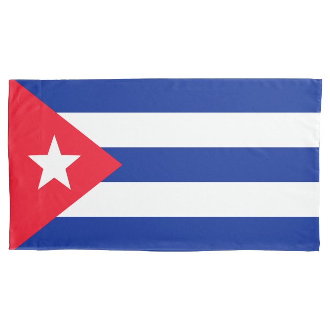 Cuba flag pillowcase (Front)