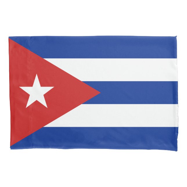 Cuba Flag Pillowcase (Front)