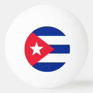 Cuba flag ping pong ball