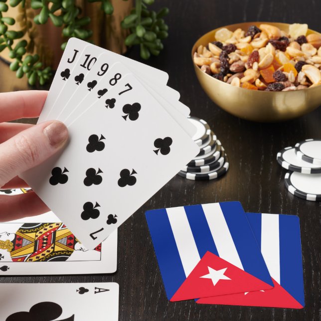 Cuba flag playing cards (In Situ)