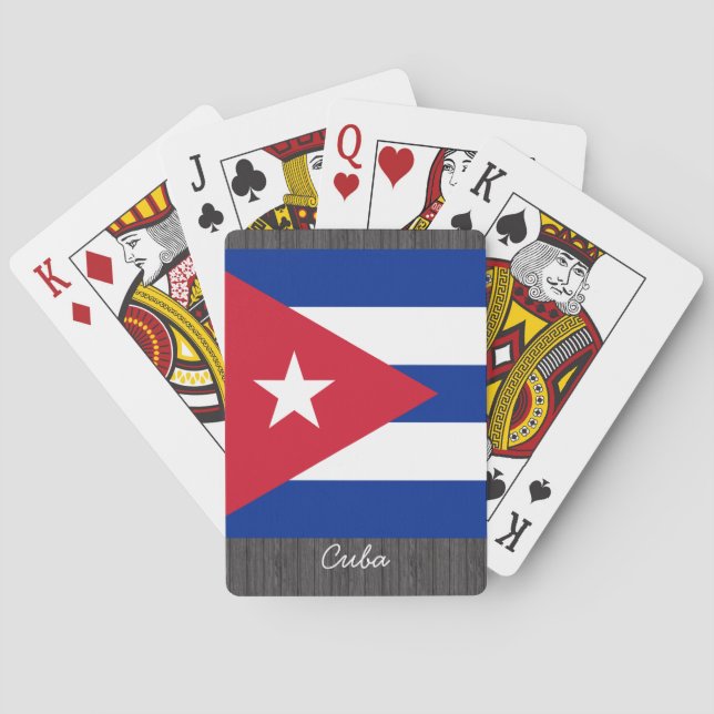 Cuba Flag Playing Cards (Back)