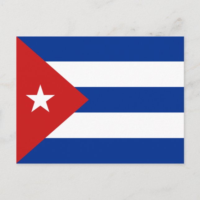 Cuba Flag Postcard (Front)