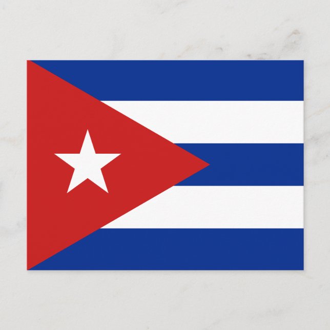Cuba Flag Postcard (Front)