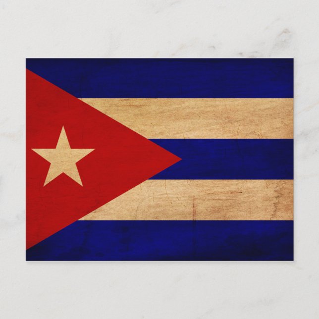 Cuba Flag Postcard (Front)