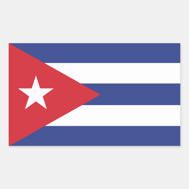 Cuba Flag Sticker (Front)