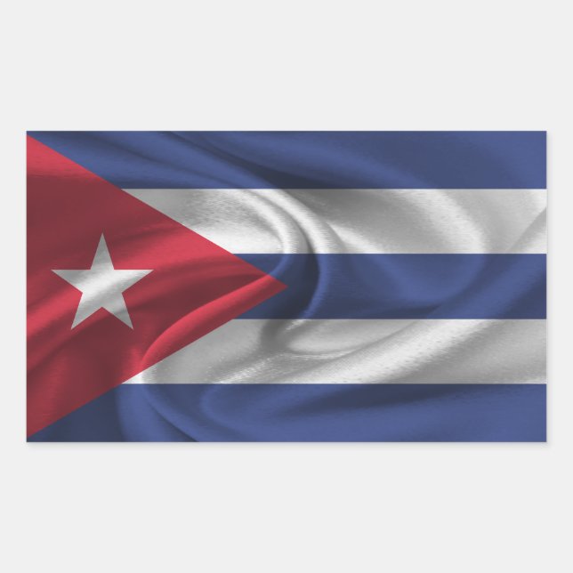 Cuba Flag Sticker (Front)