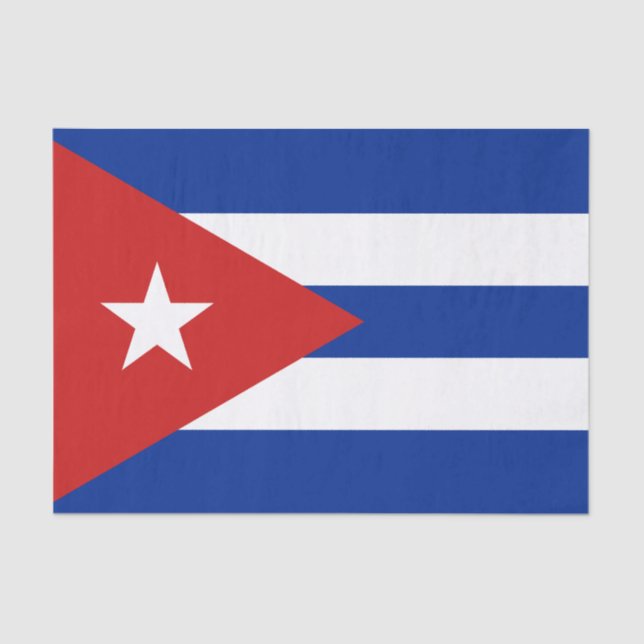 Cuba Flag Tissue Paper (Front)