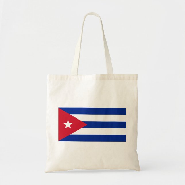 Cuba Flag Tote Bag (Front)