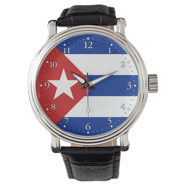 Cuba Flag Watch (Front)