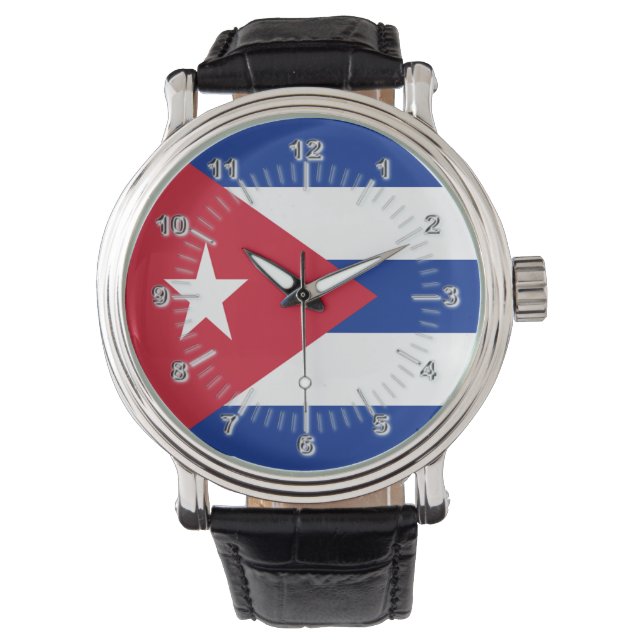 Cuba flag watch (Front)