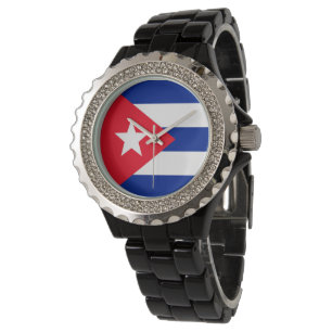 Cuba flag watch
