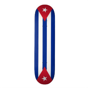Cuba flags, twice skateboard