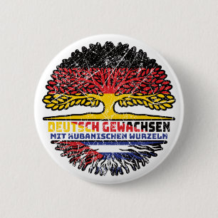 Cuba German German German Baum Wurzel 2 Inch Round Button