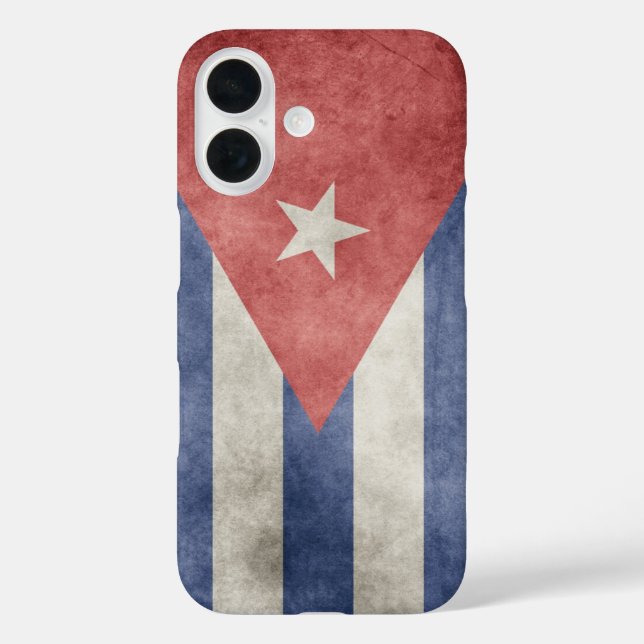 Cuba Grunge Flag Case-Mate iPhone Case (Back)