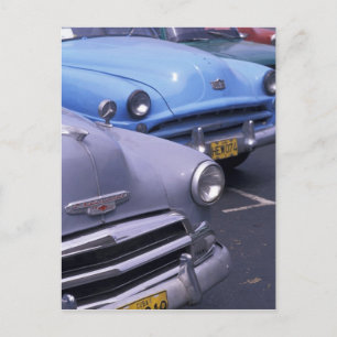 Cuba, Havana. Classic 1950's autos Postcard