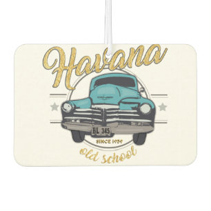 Cuba Havana Cuban Old Car Beach Travel Gift Air Freshener