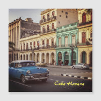 Cuba Havana Vintage Classic Car Cityscape