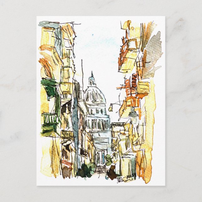 Cuba Havana with capitol Postcard (Front)