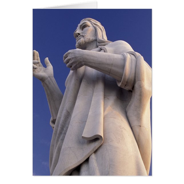 Cuba, La Havane, Sculpture de Jésus. (Devant)