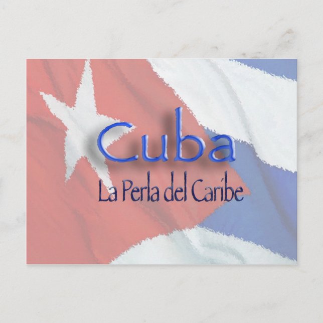 CUBA - La Perla del Caribe Postcard (Front)