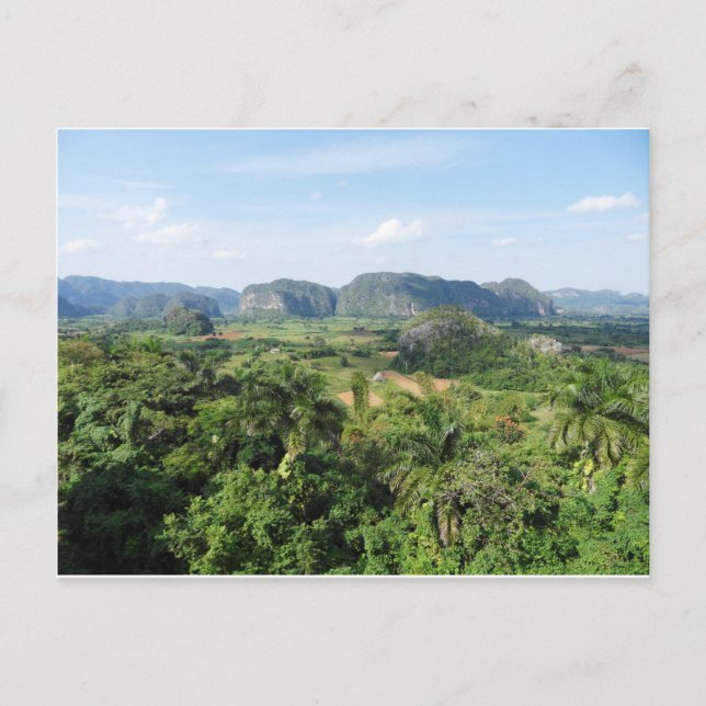 Cuba landscape postcard (Front)