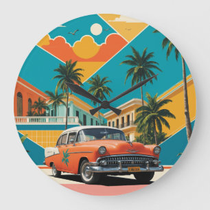 Cuba Large Clock