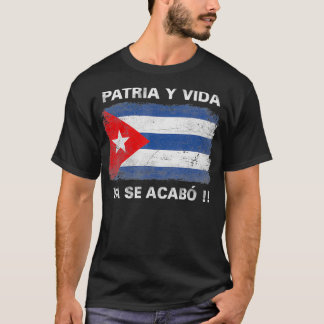 Cuba Libre Cuban Flag Cuban Freedom Movement Patri T-Shirt