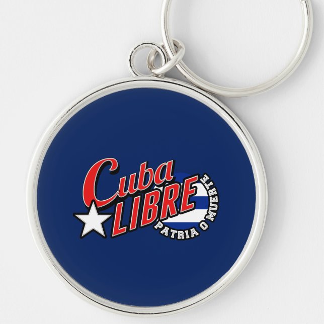 Cuba Libre Motto Keychain (Front)