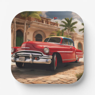 ¡Cuba Libre! Paper Plate