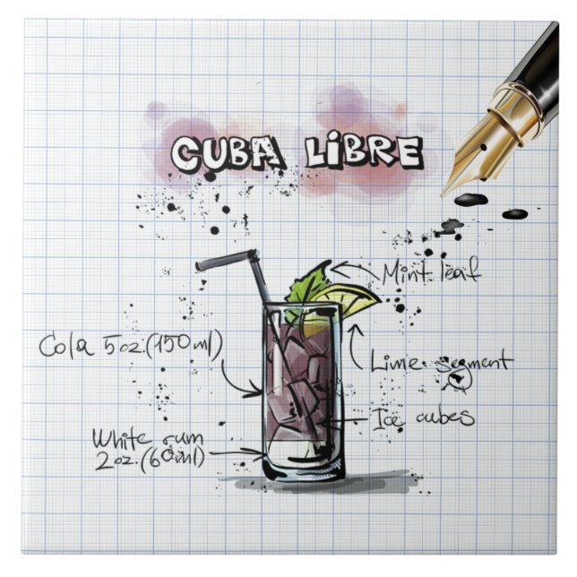 Cuba Libre Tile (Front)