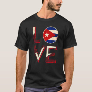Cuba Love Cuban Flag Havana T-Shirt