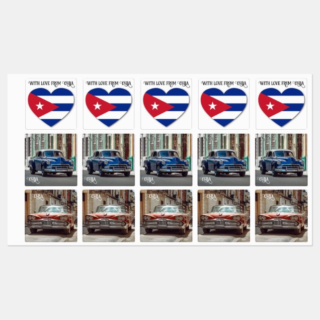 Cuba Love Custom Text (Sheet)