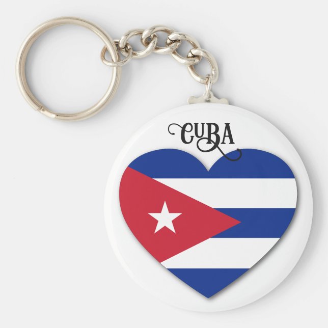 Cuba Love Keychain (Front)