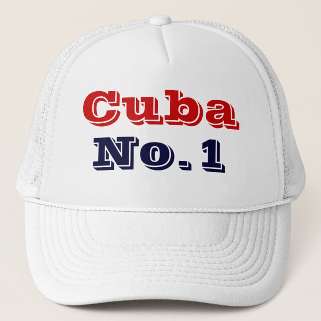 Cuba number one trucker hat (Front)