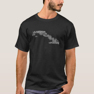 Cuba Outline, Cuba Travel, Proud Cuban, Cuban Prid T-Shirt