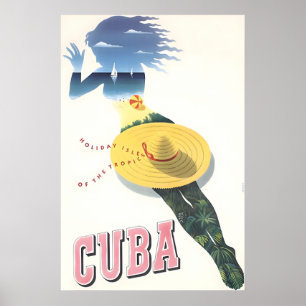 Cuba Print Cuban Art Travel Poster