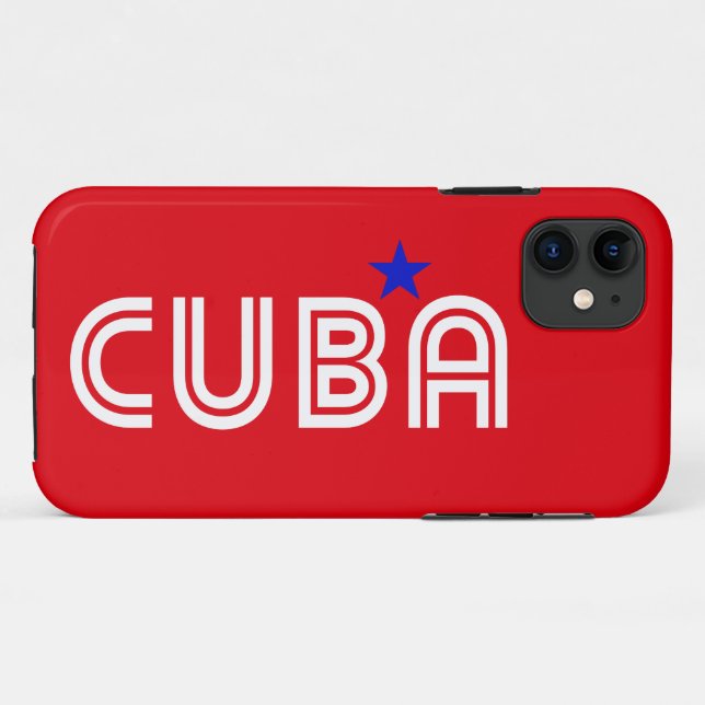 Cuba Retro Case-Mate iPhone Case (Back (Horizontal))