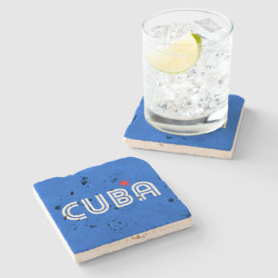 Cuba Retro Stone Coaster