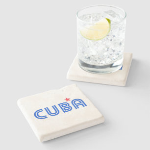 Cuba Retro Stone Coaster