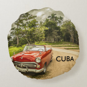 Cuba Round Pillow