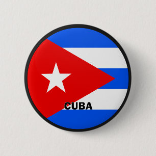 Cuba Roundel quality Flag 2 Inch Round Button