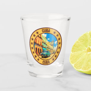 Cuba shot glass