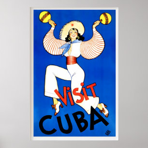 Cuba South America Havana World Travel Poster