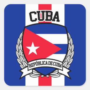 Cuba Square Sticker