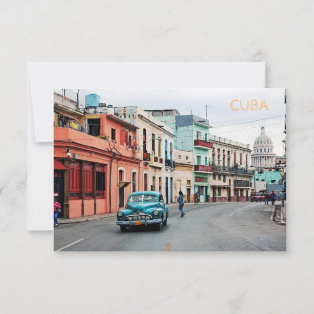 Cuba                  thank you card (Front)