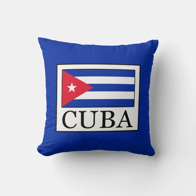 Cuba Throw Pillow (Front)