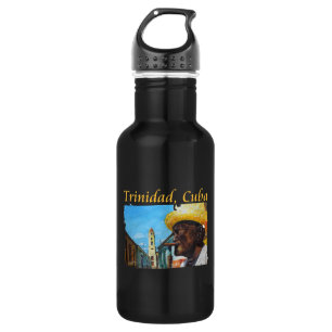 Cuba - Trinidad Cuban Cigar Art 532 Ml Water Bottle
